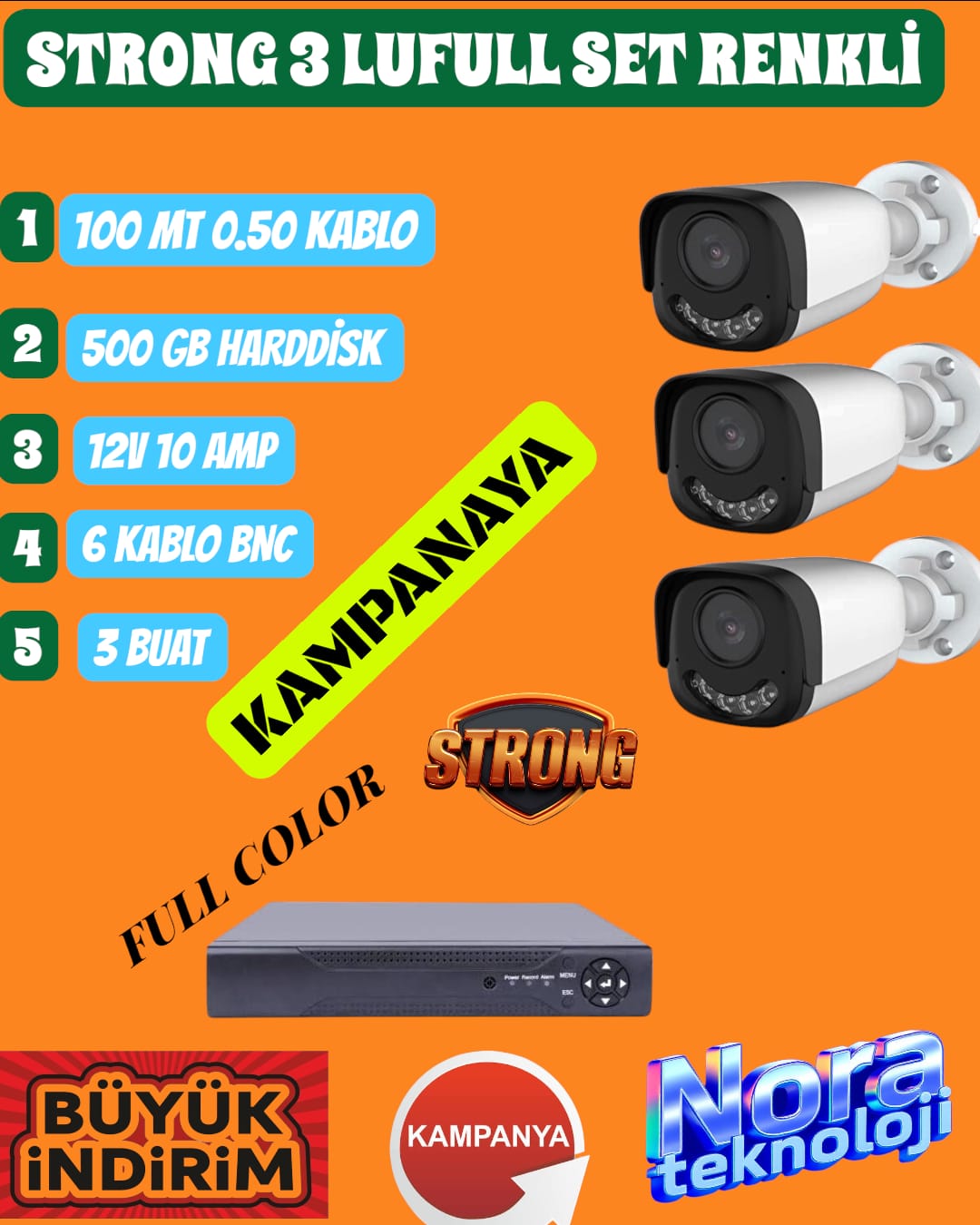 3 LÜ RENKLİ FULL SET XMEYE